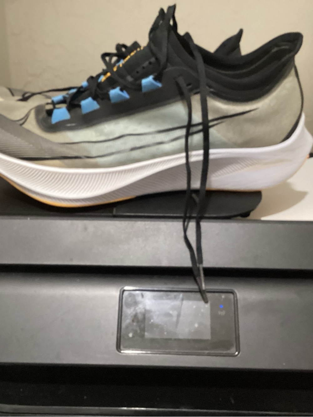 Nike Black and Yellow Running Shoes